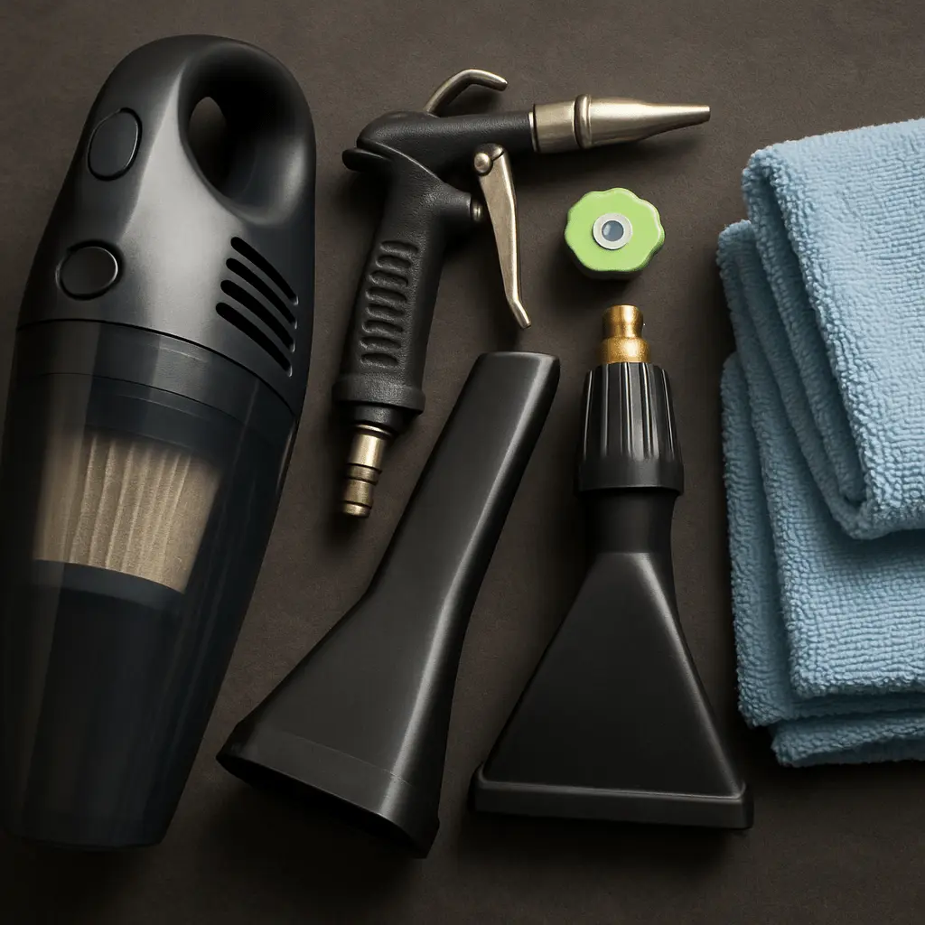 Car Detailing Vacuum and Tools
