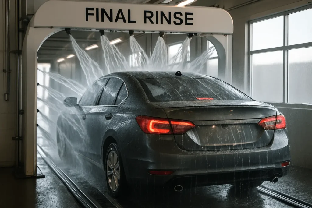 car wash rinse