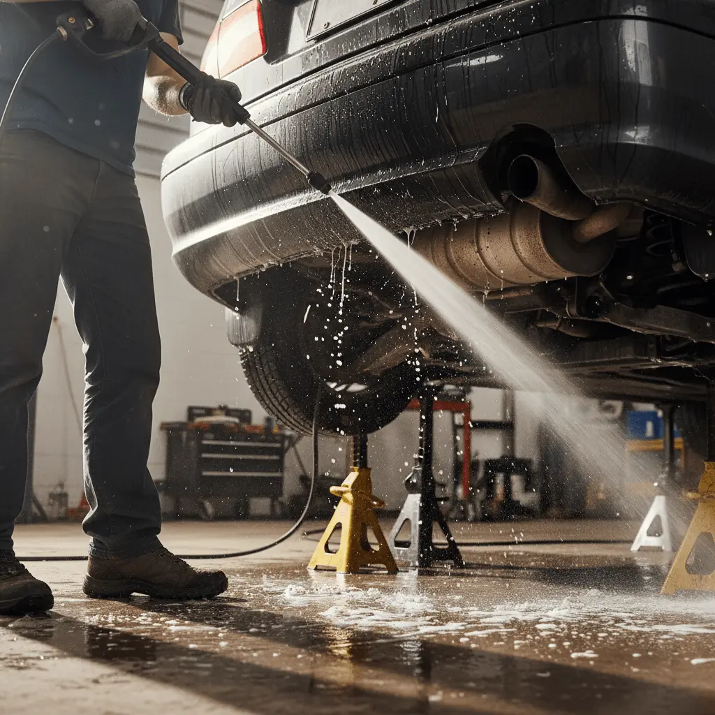 manual pressure wash