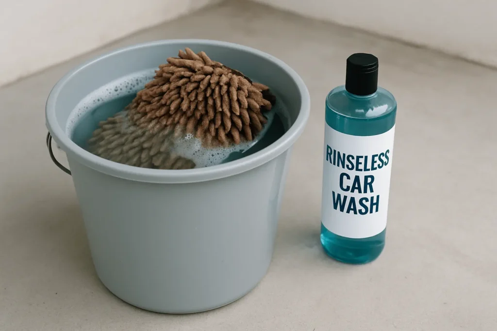 rinse-less wash