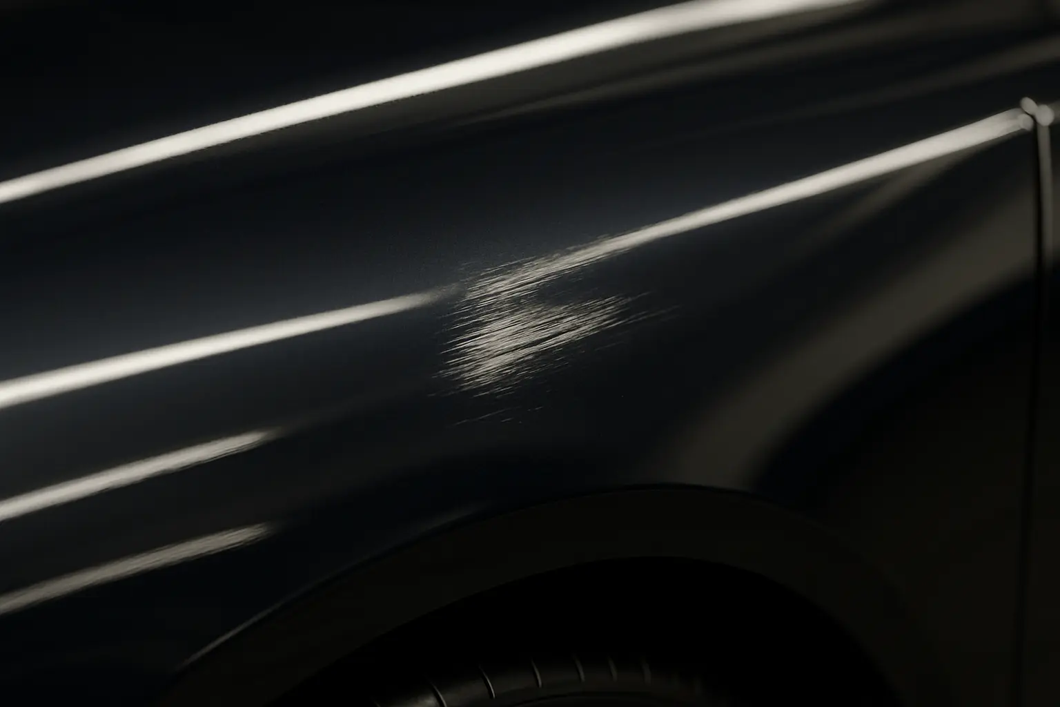 paint stain on car clear coat